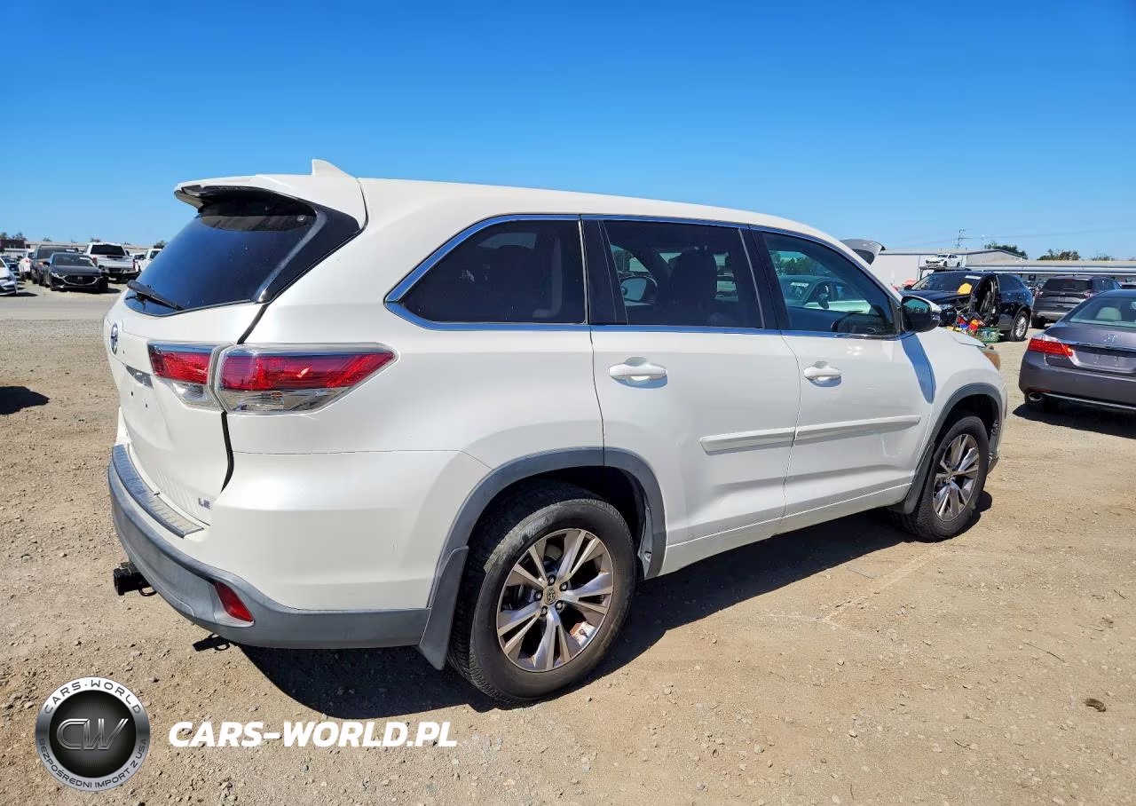 2015 Toyota Highlander Le Plus VIN:5TDZKRFH5FS071025 - 3