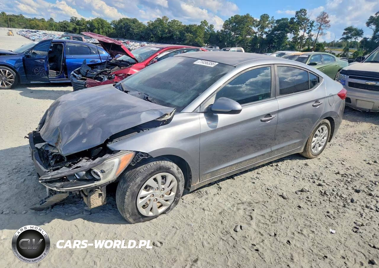 2017 Hyundai Elantra Se VIN:KMHD74LF4HU127192 - 1