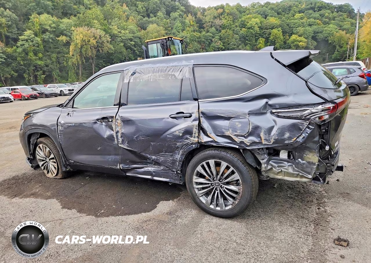 2021 Toyota Highlander Hybrid Platinum VIN:5TDEBRCH6MS031228 - 2