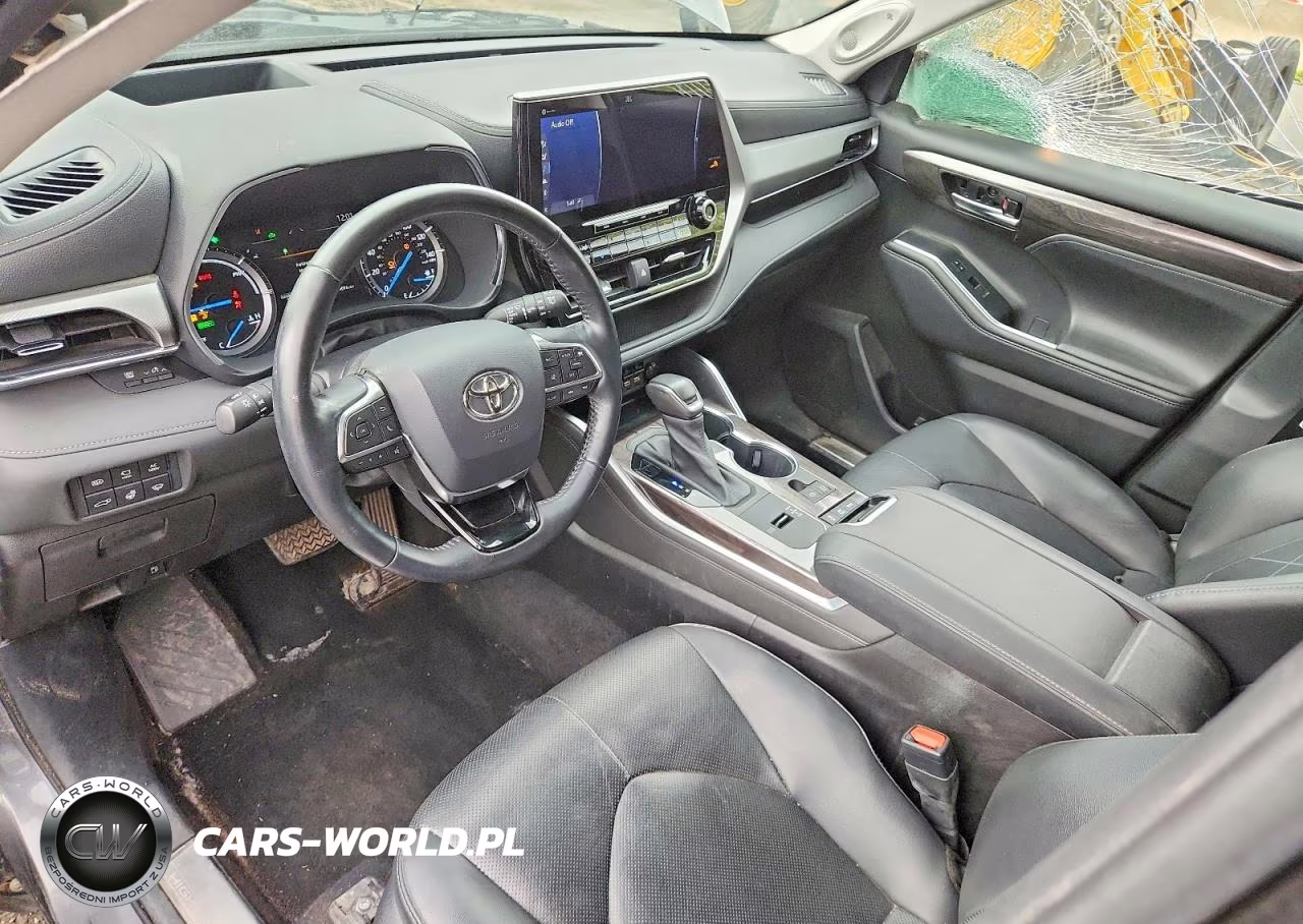 2021 Toyota Highlander Hybrid Platinum VIN:5TDEBRCH6MS031228 - 8
