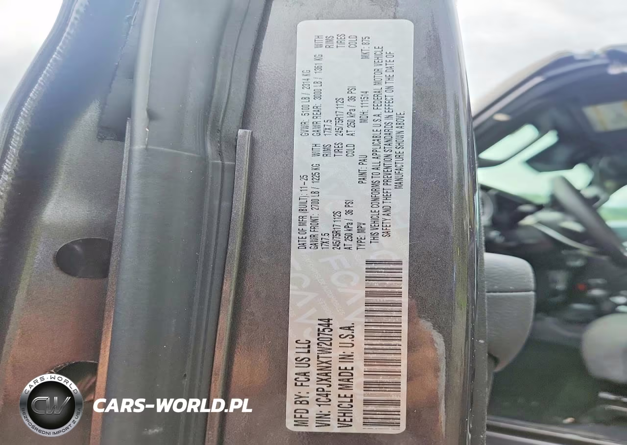 2026 Jeep Wrangler Sport VIN:1C4PJXANXTW207544 - 12