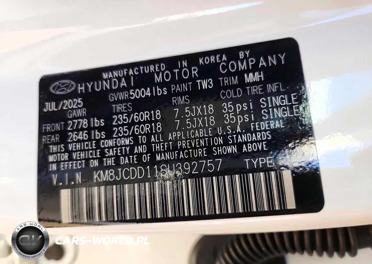 2025 Hyundai Tucson Sel Convenience VIN:KM8JCDD11SU392757 - 13