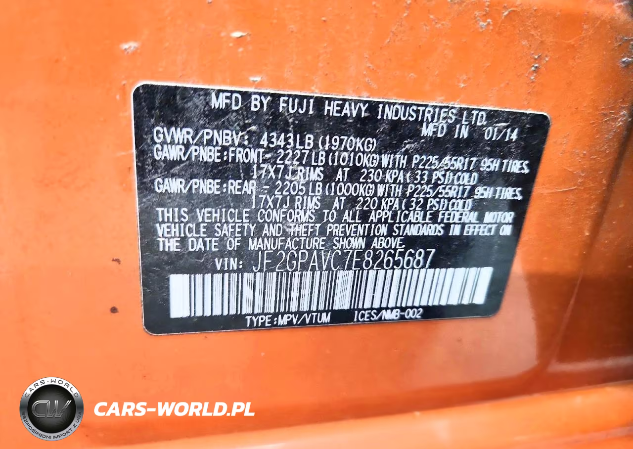 2014 Subaru Xv Crosstrek 2.0 Premium VIN:JF2GPAVC7E8265687 - 13
