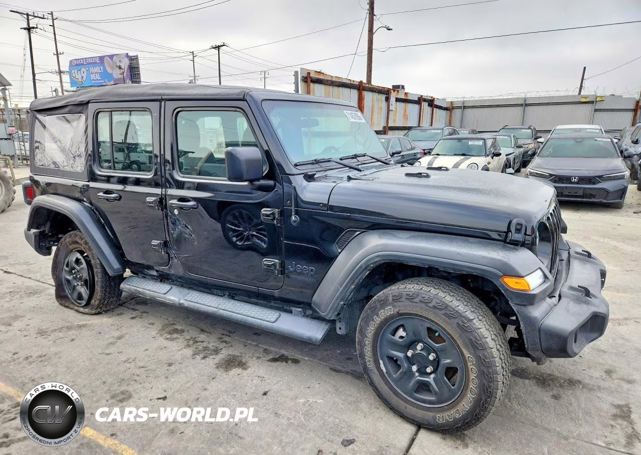 2022 Jeep Wrangler Unlimited Sport 4X4 VIN:1C4HJXDN0NW235243 - 4