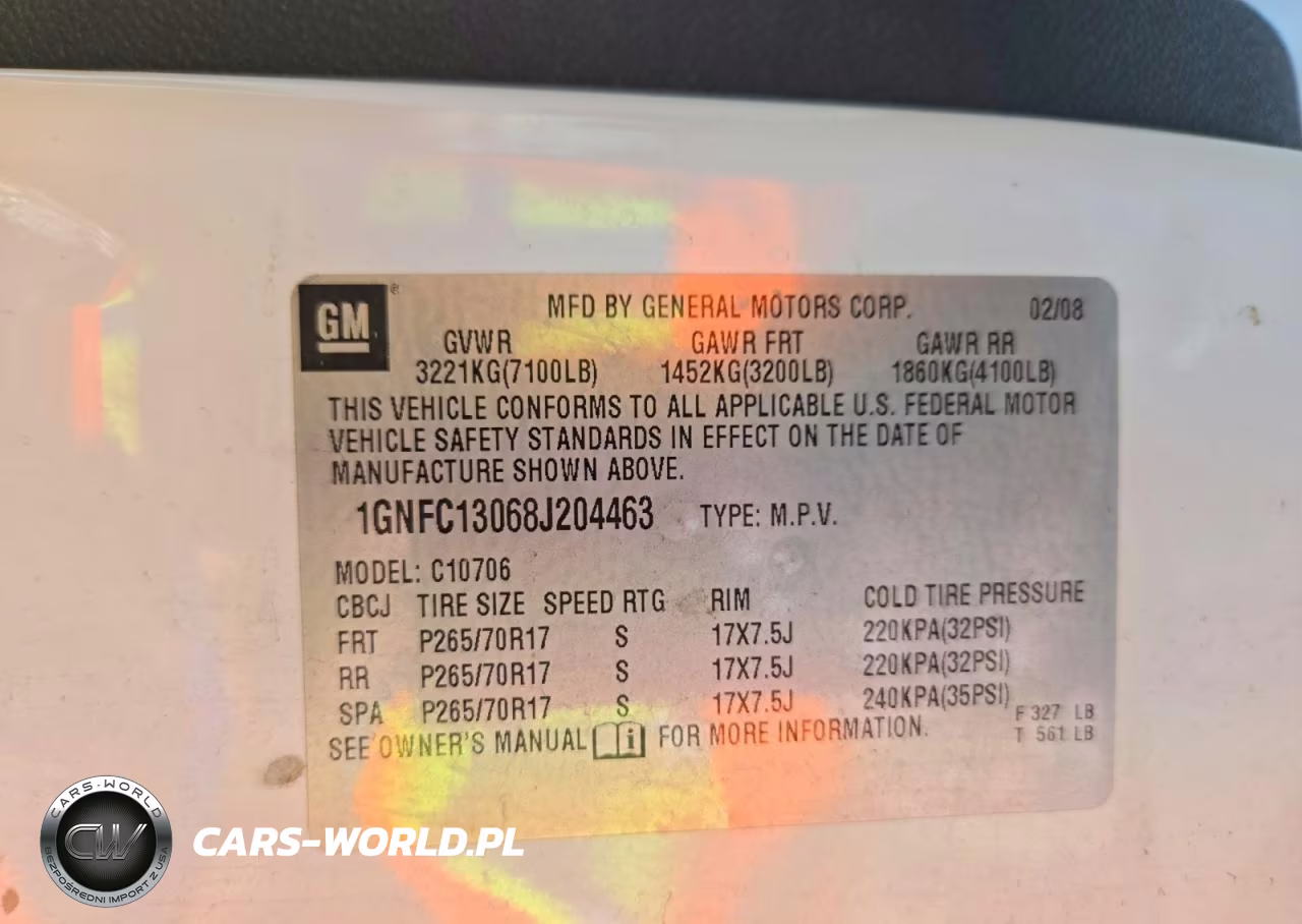2008 Chevrolet Tahoe C1500 VIN:1GNFC13068J204463 - 13