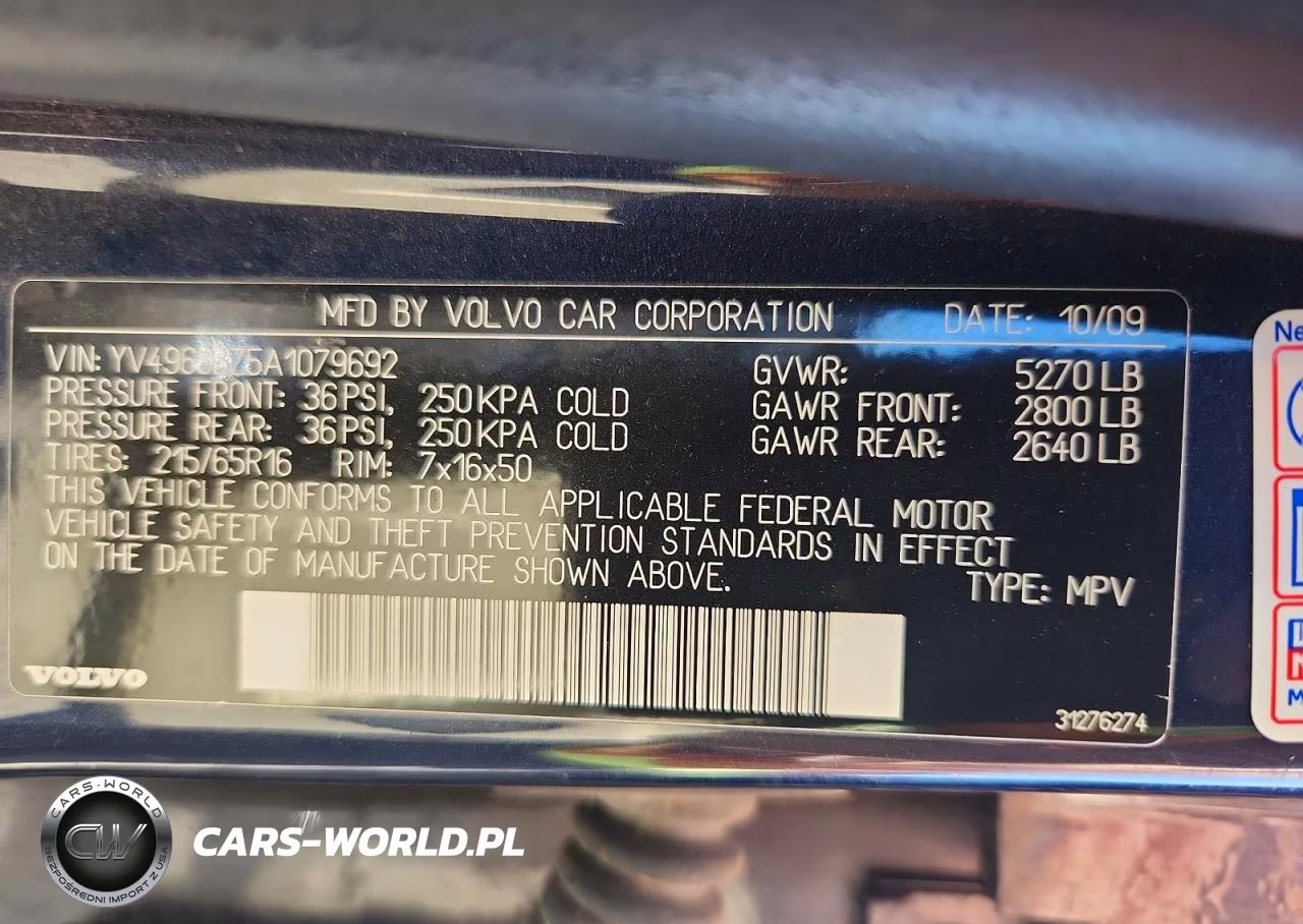 2010 Volvo Xc70 3.2 VIN:YV4960BZ5A1079692 - 12