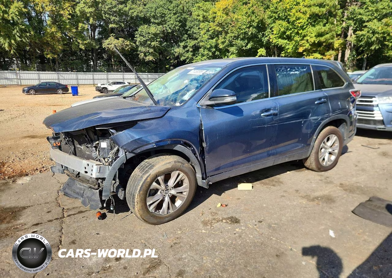 2016 Toyota Highlander Le Plus VIN:5TDZKRFH2GS123129 - 1