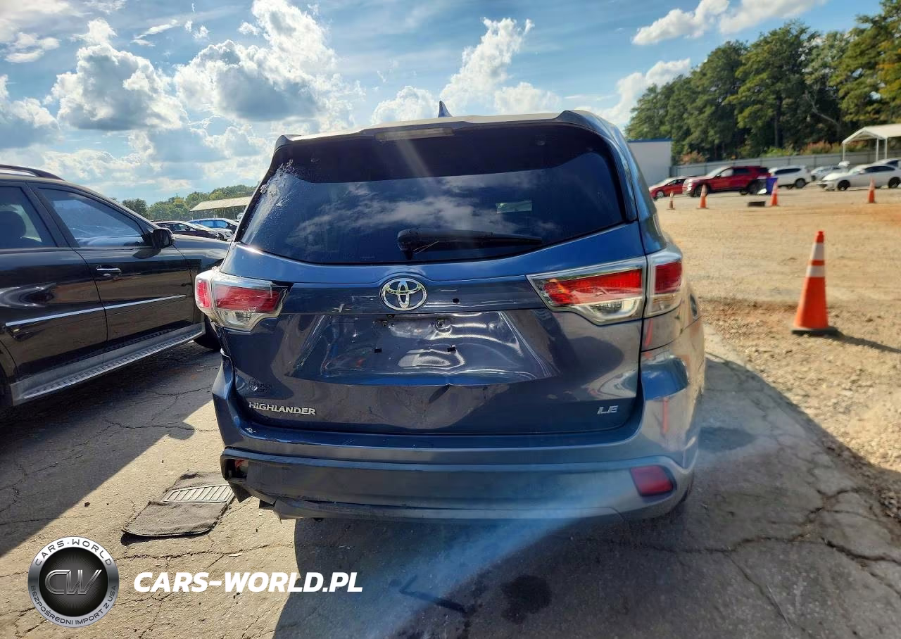 2016 Toyota Highlander Le Plus VIN:5TDZKRFH2GS123129 - 6