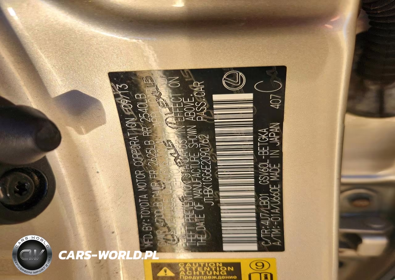 2014 Lexus Es 350 VIN:JTHBK1GG6E2090762 - 12