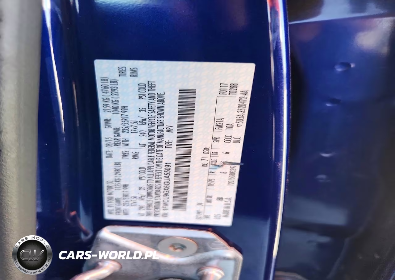 2016 Ford Escape Se VIN:1FMCU9GX6GUA55091 - 13