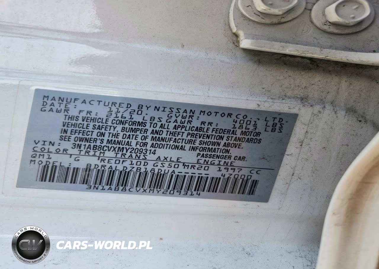 2021 Nissan Sentra Sv VIN:3N1AB8CVXMY209314 - 12