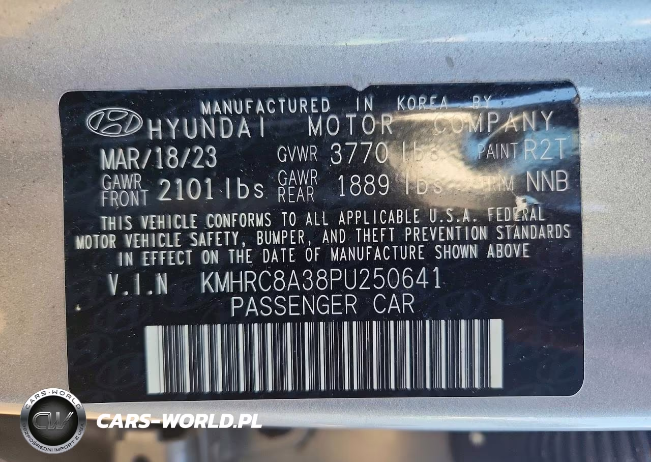 2023 Hyundai Venue Sel VIN:KMHRC8A38PU250641 - 12