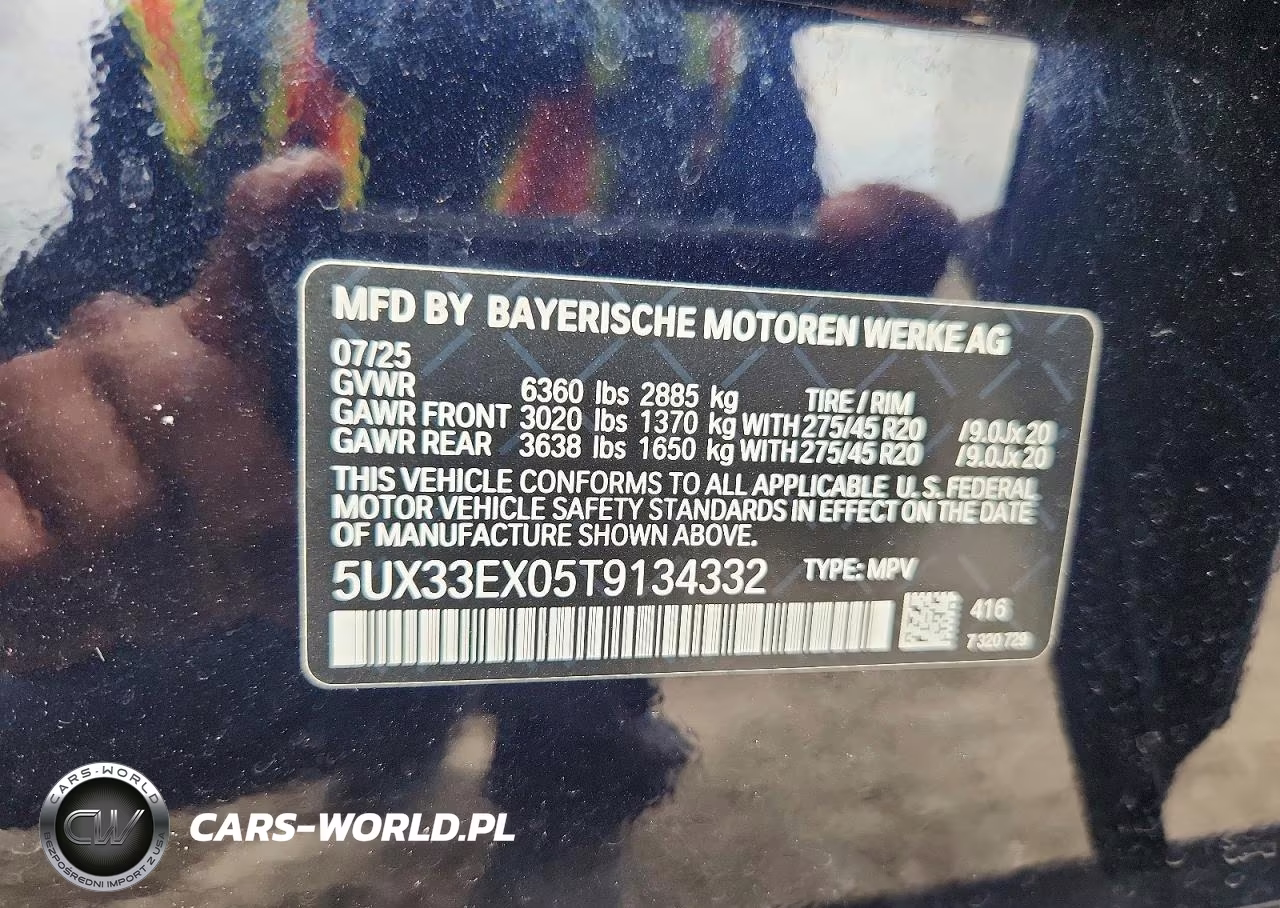 2026 BMW X6 xDrive40I VIN:5UX33EX05T9134332 - 12