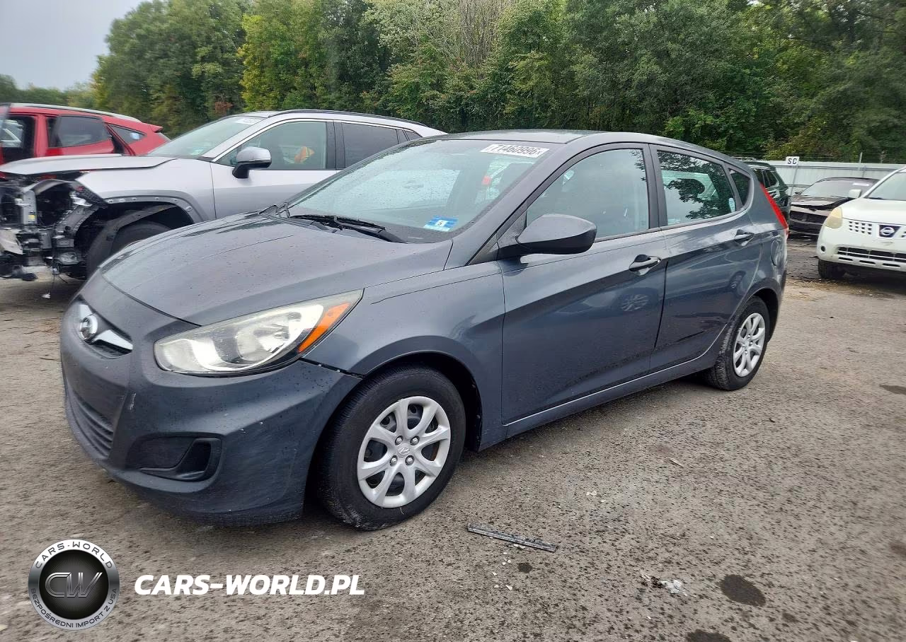 2012 Hyundai Accent Gs VIN:KMHCT5AE9CU047323 - 1
