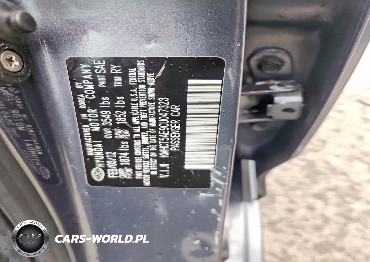 2012 Hyundai Accent Gs VIN:KMHCT5AE9CU047323 - 13