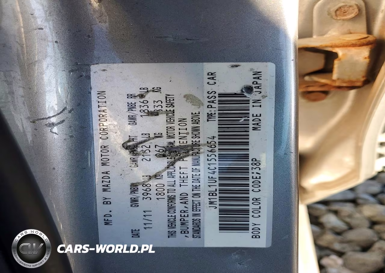 2012 Mazda 3 I VIN:JM1BL1UF4C1556654 - 12