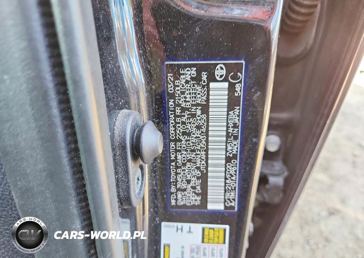 2021 Toyota Prius Le VIN:JTDKAMFU5M3146258 - 12