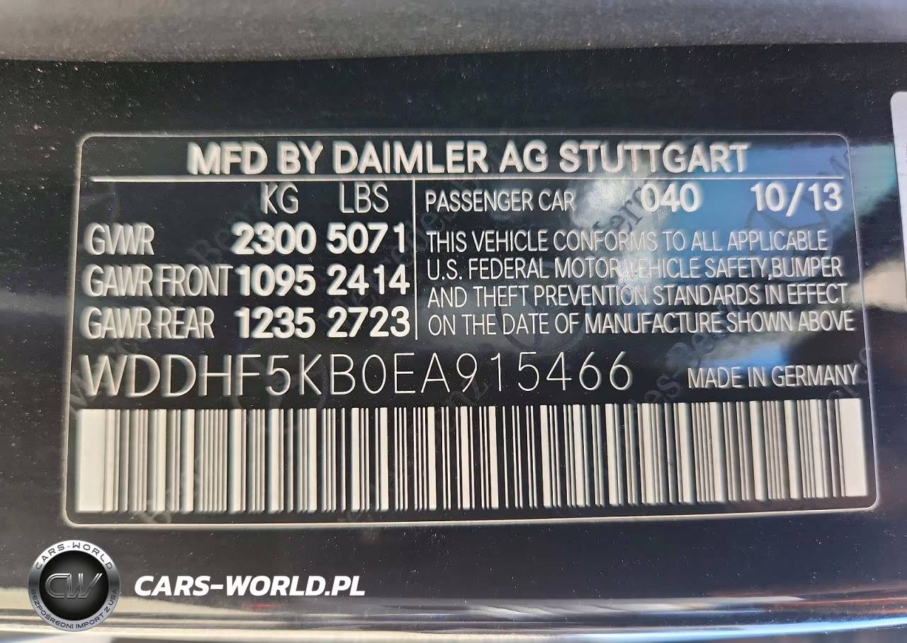 2014 Mercedes-Benz E 350 VIN:WDDHF5KB0EA915466 - 12