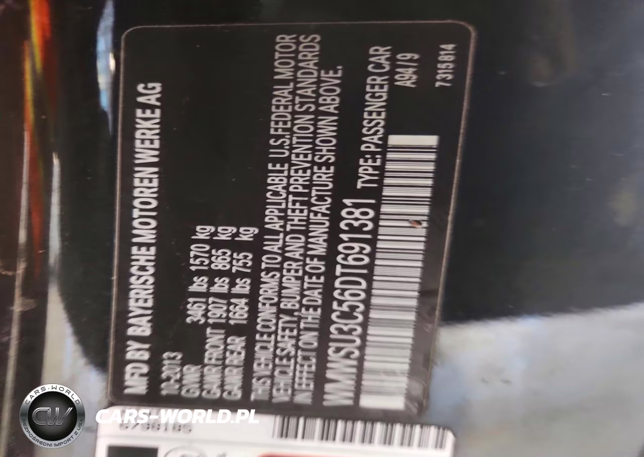 2013 Mini Cooper VIN:WMWSU3C56DT691381 - 12