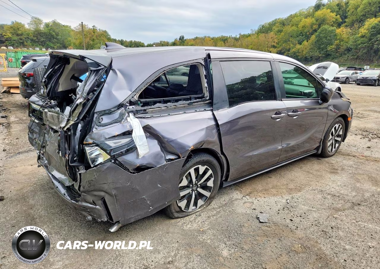 2026 Honda Odyssey Exl VIN:5FNRL6H63TB015530 - 3