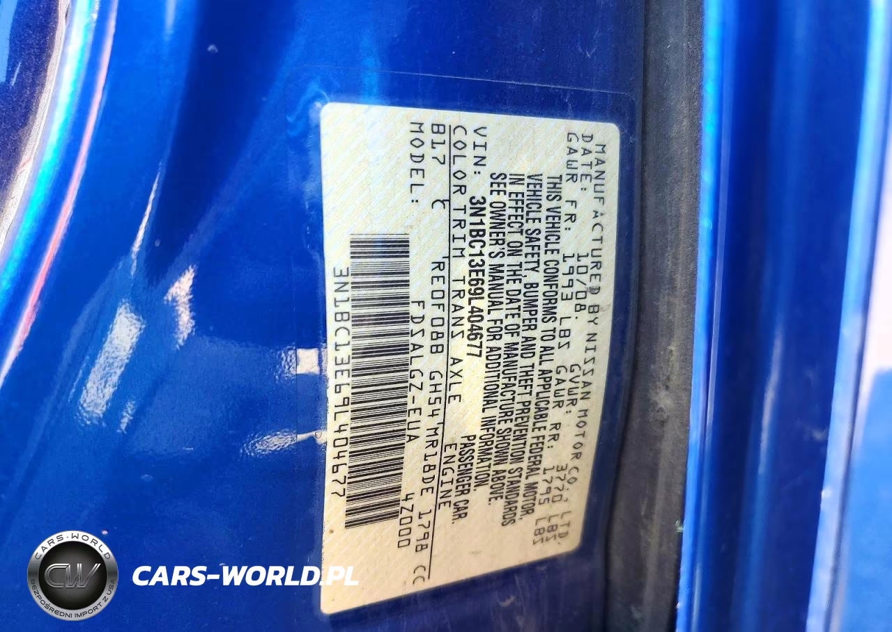 2009 Nissan Versa 1.8 S VIN:3N1BC13E69L404677 - 12