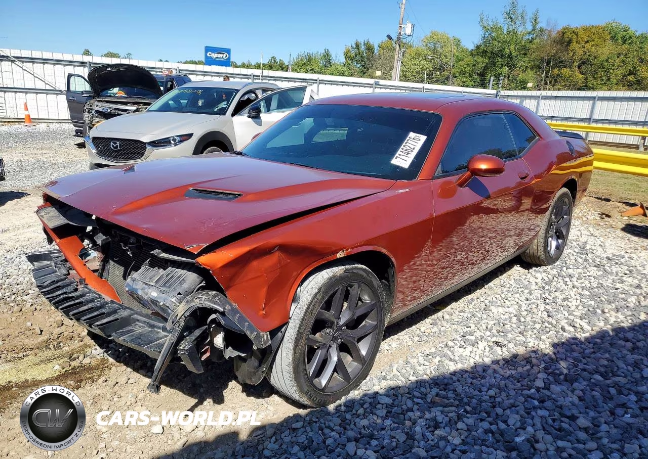 2022 Dodge Challenger Sxt VIN:2C3CDZAG9NH242598 - 1