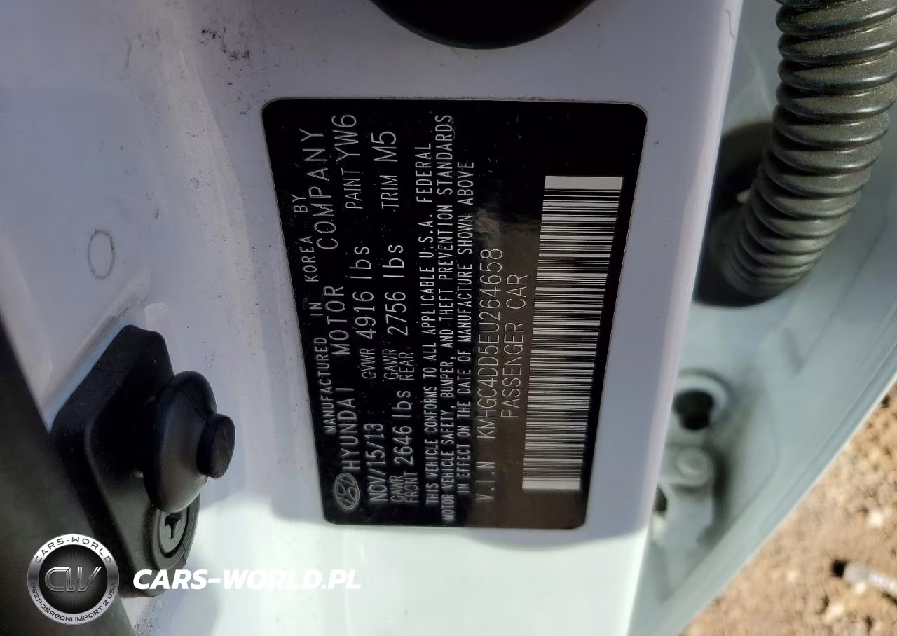 2014 Hyundai Genesis 3.8L VIN:KMHGC4DD5EU264658 - 12