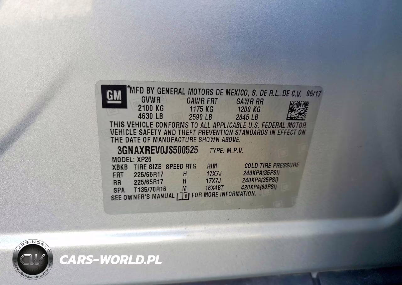 2018 Chevrolet Equinox Ls VIN:3GNAXREV0JS500525 - 13
