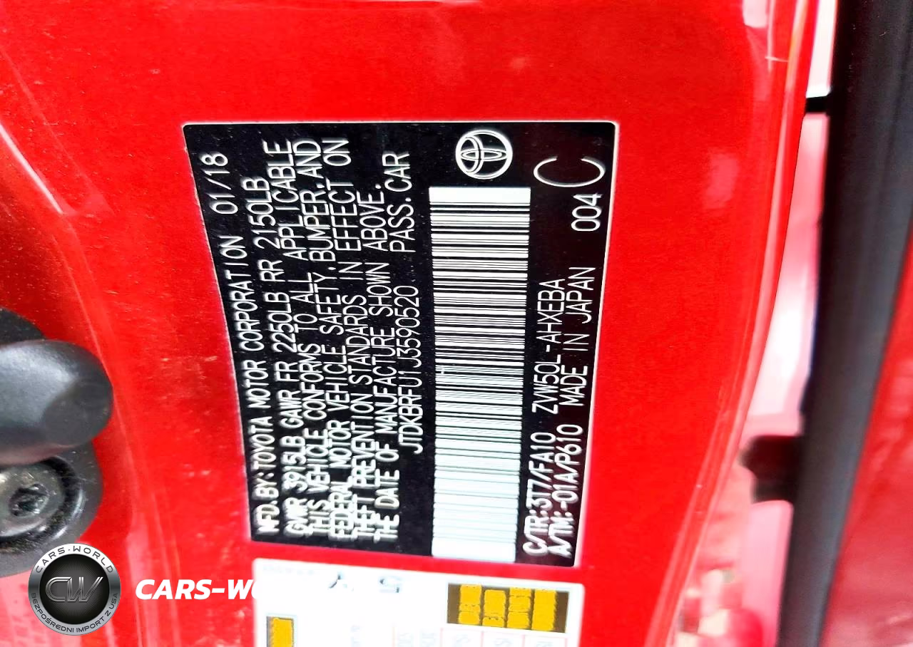 2018 Toyota Prius Two VIN:JTDKBRFU1J3590520 - 12