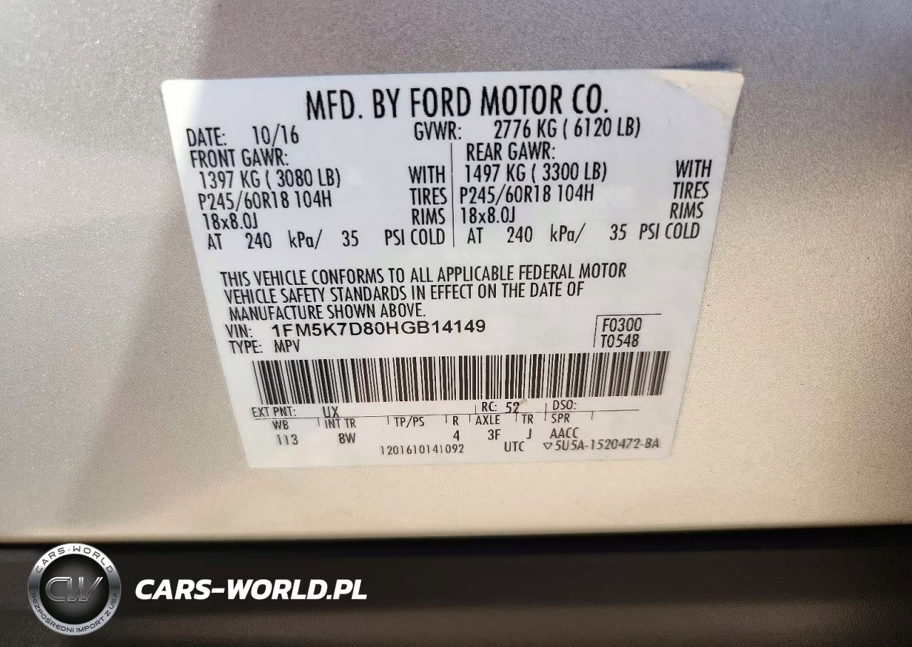 2017 Ford Explorer Xlt VIN:1FM5K7D80HGB14149 - 13