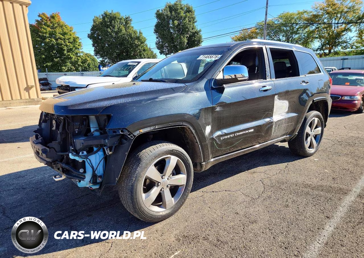 2014 Jeep Grand Cherokee Overland VIN:1C4RJFCG9EC474650 - 1