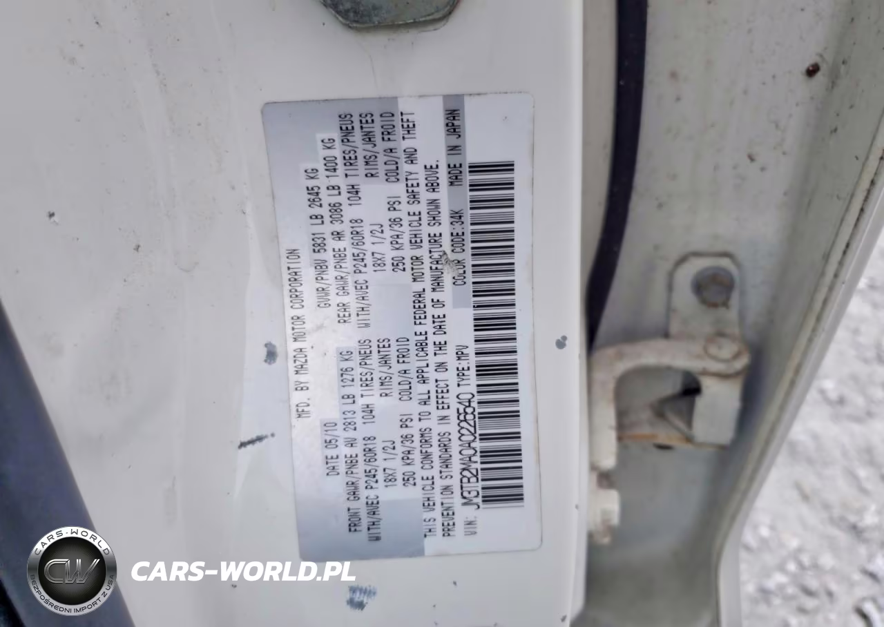 2010 Mazda Cx-9 VIN:JM3TB2MA0A0226540 - 14