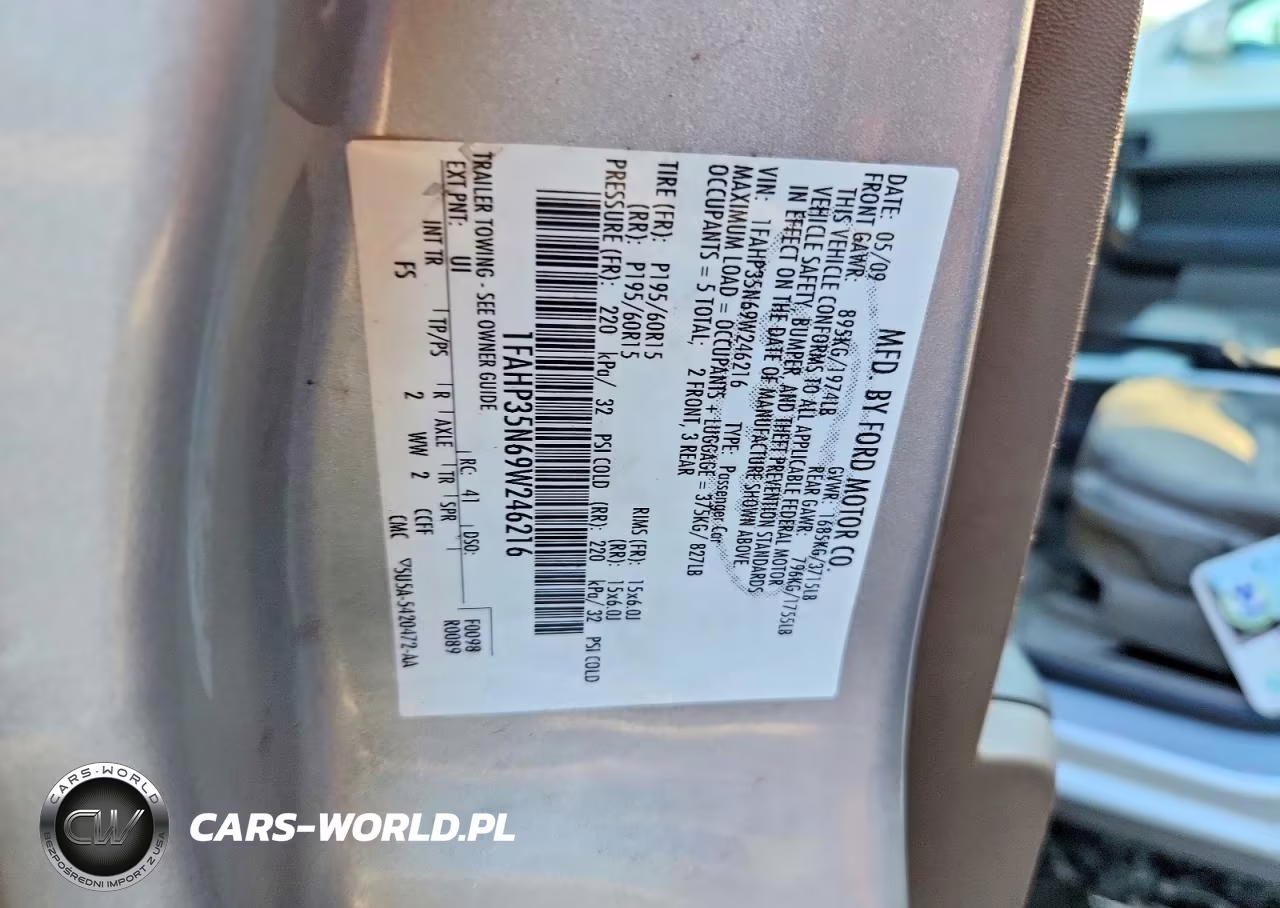 2009 Ford Focus Se VIN:1FAHP35N69W246216 - 12