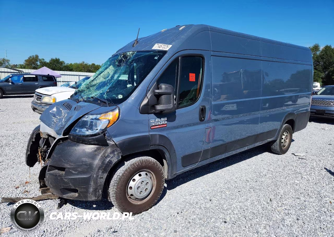 2022 Ram Promaster 3500 Vf High Roof Delivery Van VIN:3C6MRVJG1NE125823 - 1