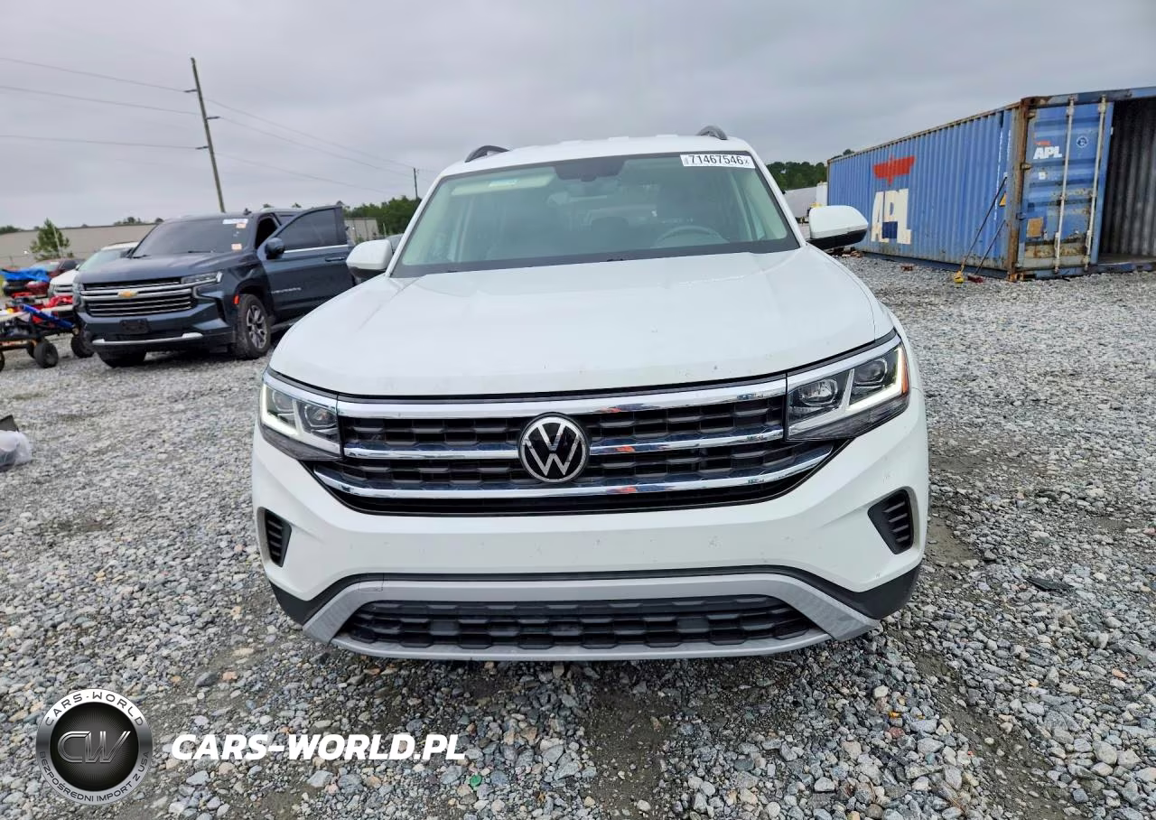 2022 Volkswagen Atlas Se VIN:1V2DP2CA1NC501562 - 5