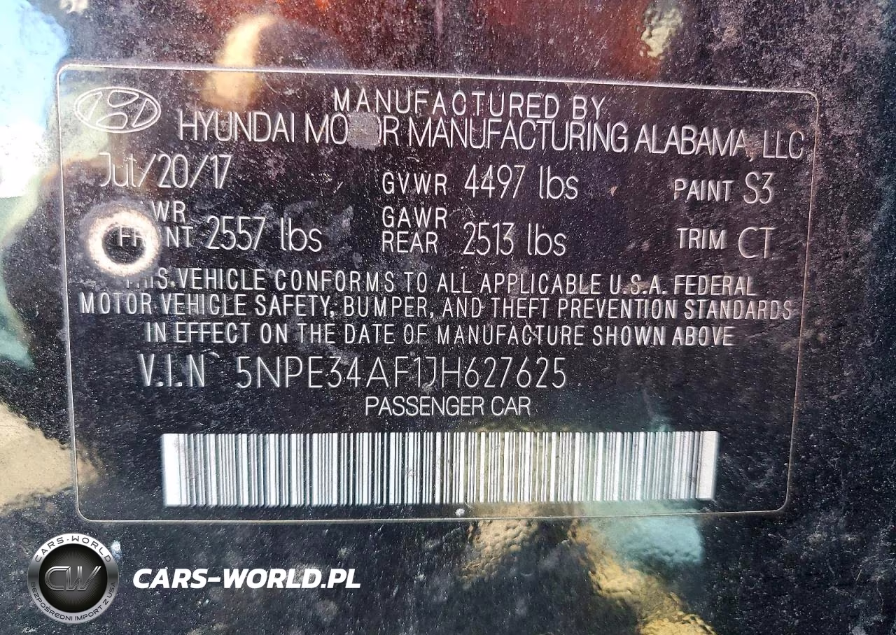 2018 Hyundai Sonata Sport VIN:5NPE34AF1JH627625 - 12