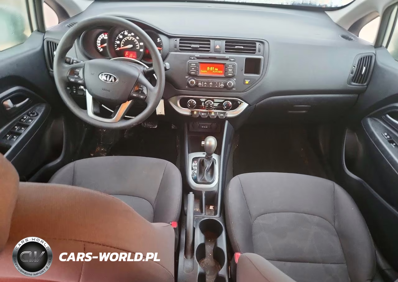 2013 Kia Rio Lx VIN:KNADM4A39D6238984 - 8