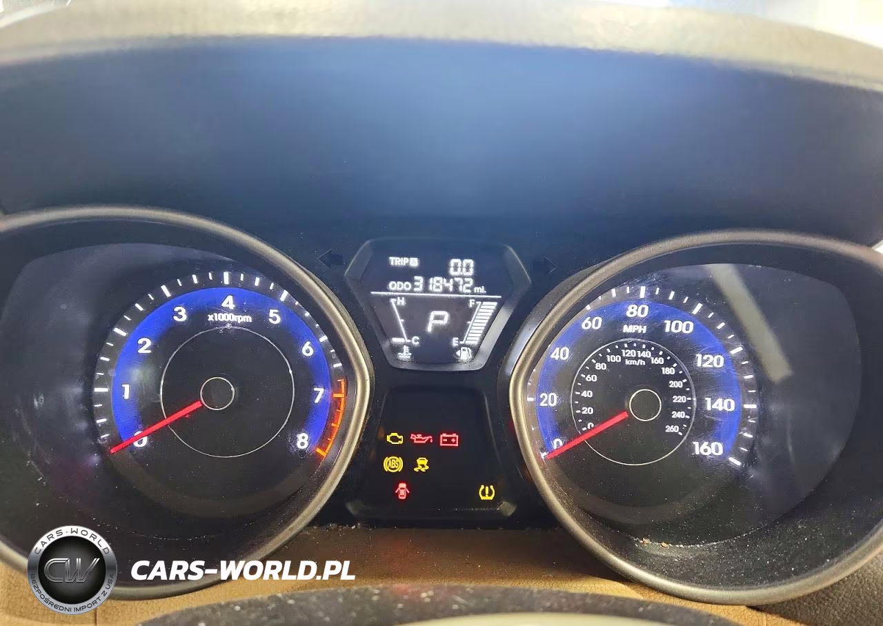 2013 Hyundai Elantra Gls VIN:5NPDH4AE0DH399125 - 9
