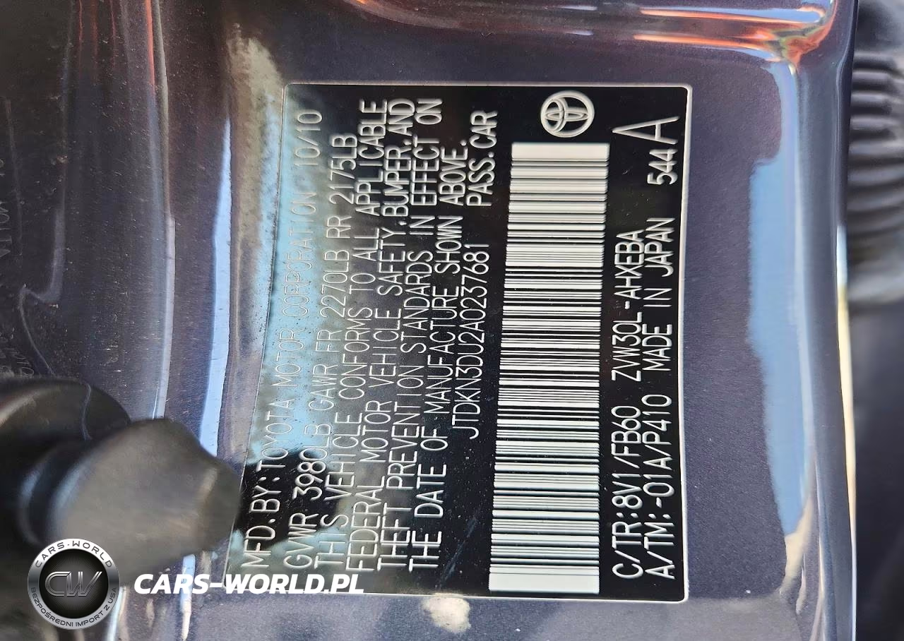 2010 Toyota Prius Ii VIN:JTDKN3DU2A0237681 - 12