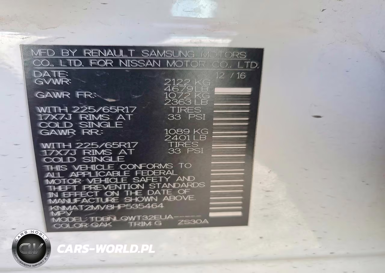 2017 Nissan Rogue Sv VIN:KNMAT2MV8HP535464 - 13