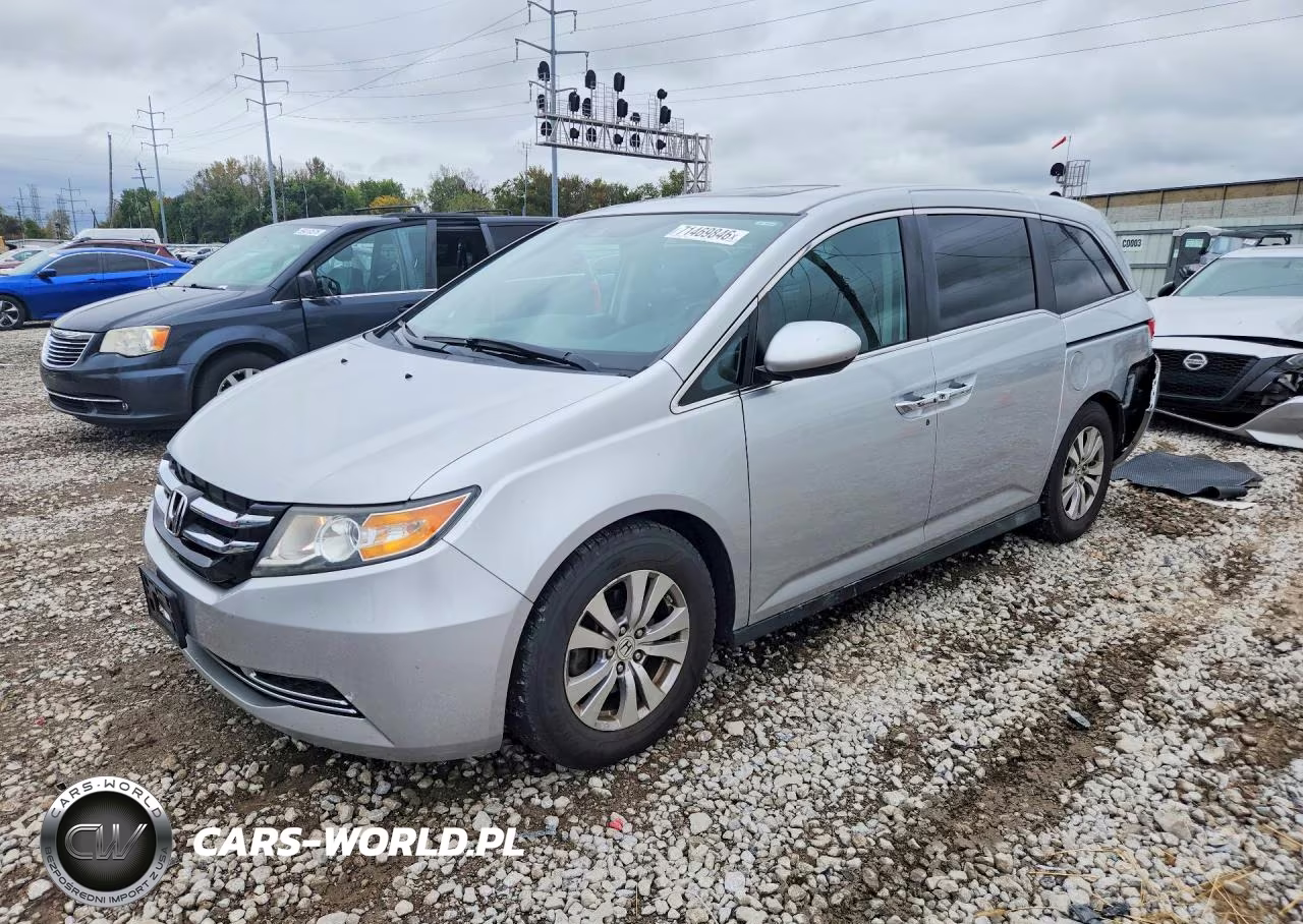 2014 Honda Odyssey Exl VIN:5FNRL5H6XEB129182 - 1