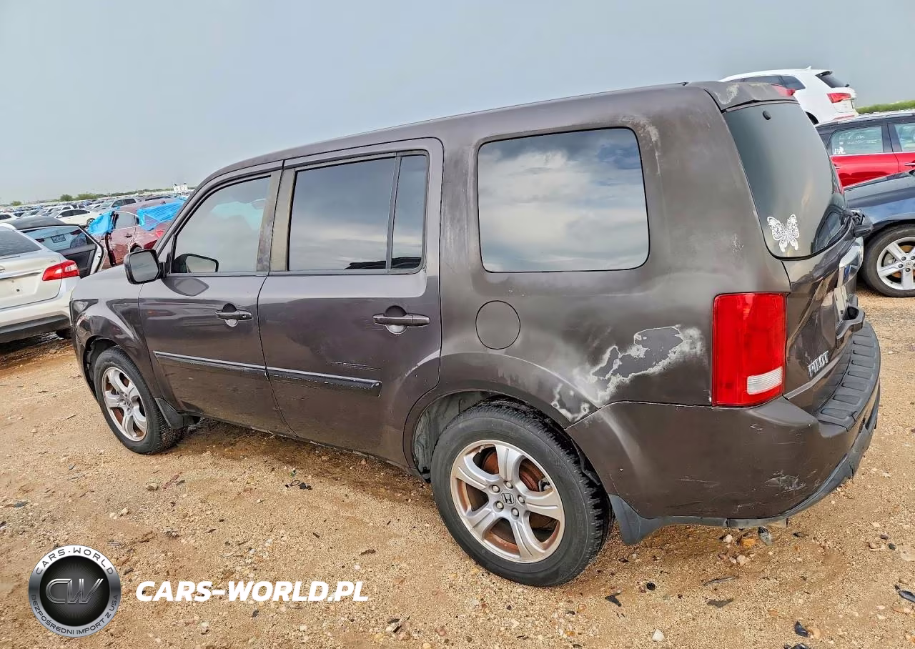 2012 Honda Pilot Exl VIN:5FNYF3H52CB043103 - 2