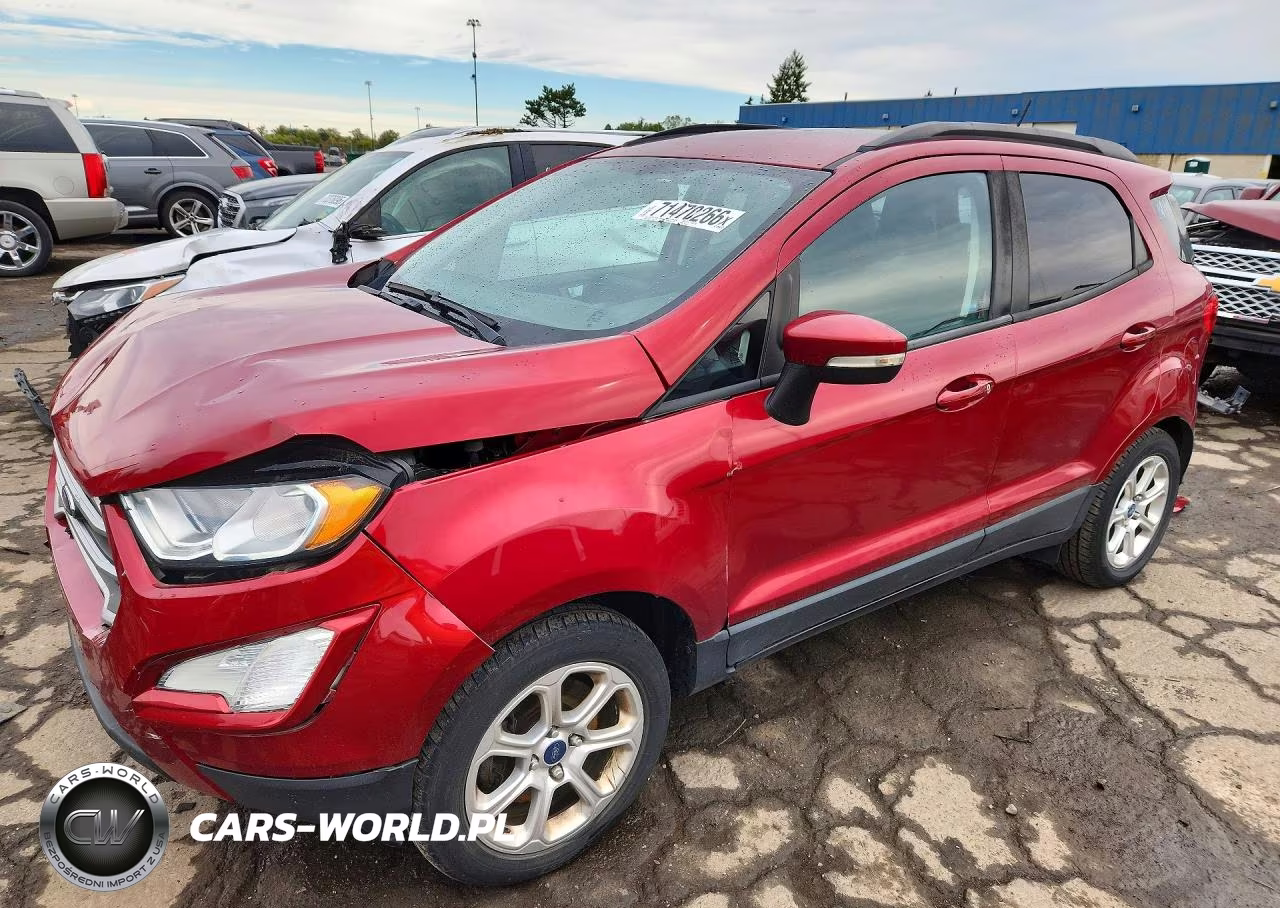 2018 Ford Ecosport Se VIN:MAJ3P1TE2JC198849 - 1