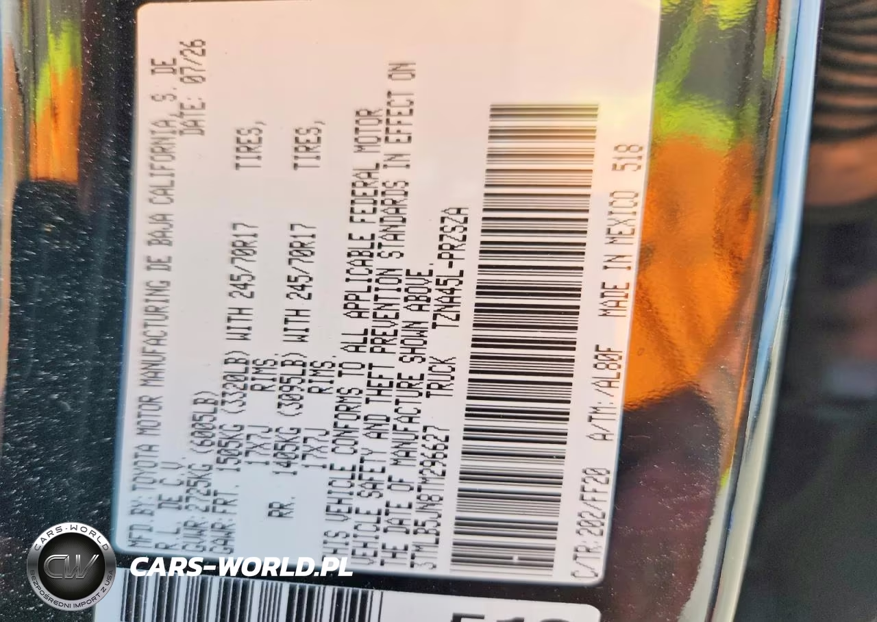 2026 Toyota Tacoma Sr5 VIN:3TMLB5JN8TM296627 - 13