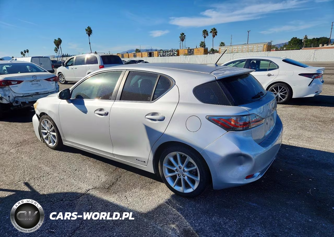 2012 Lexus Ct 200 VIN:JTHKD5BH6C2101788 - 2