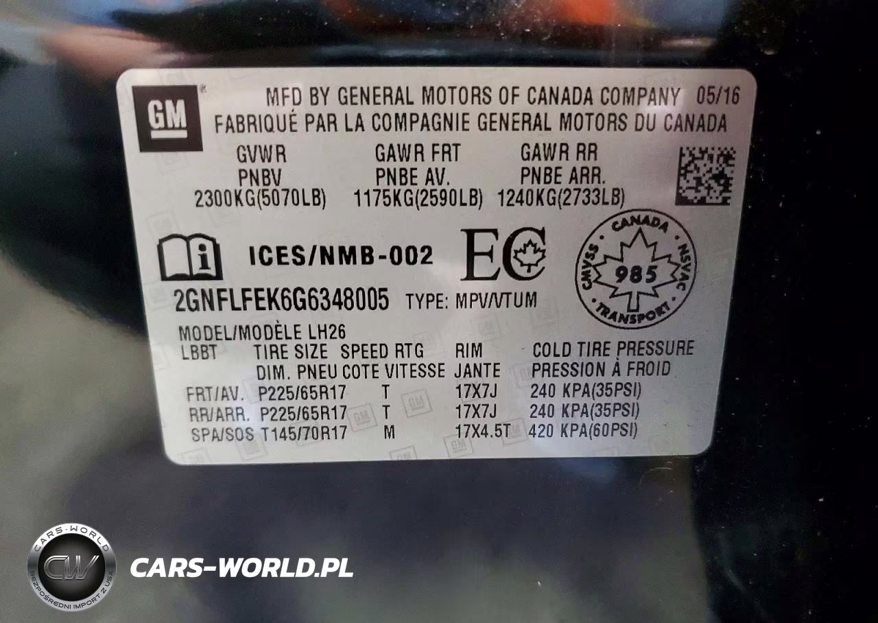 2016 Chevrolet Equinox Lt VIN:2GNFLFEK6G6348005 - 13