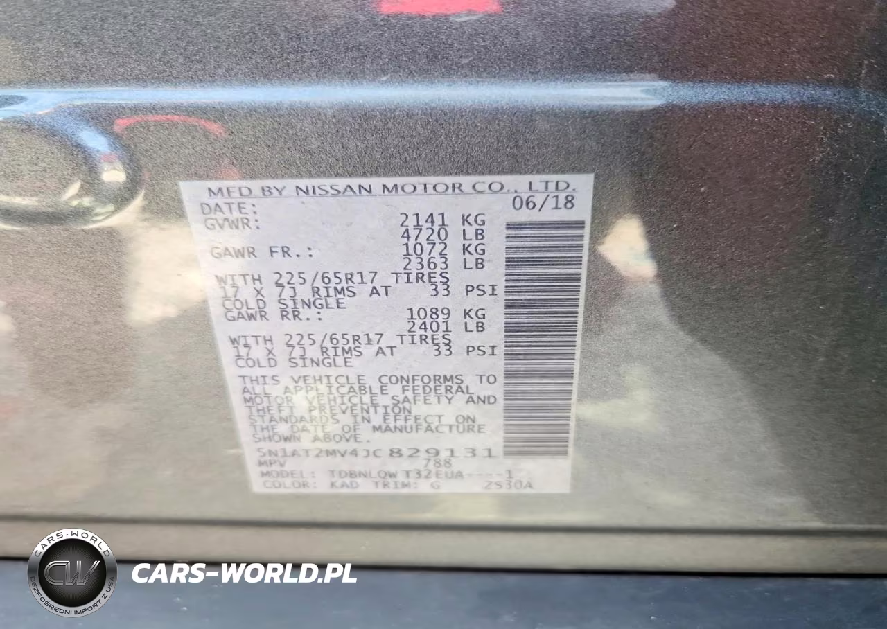 2018 Nissan Rogue Sv VIN:5N1AT2MV4JC829131 - 14