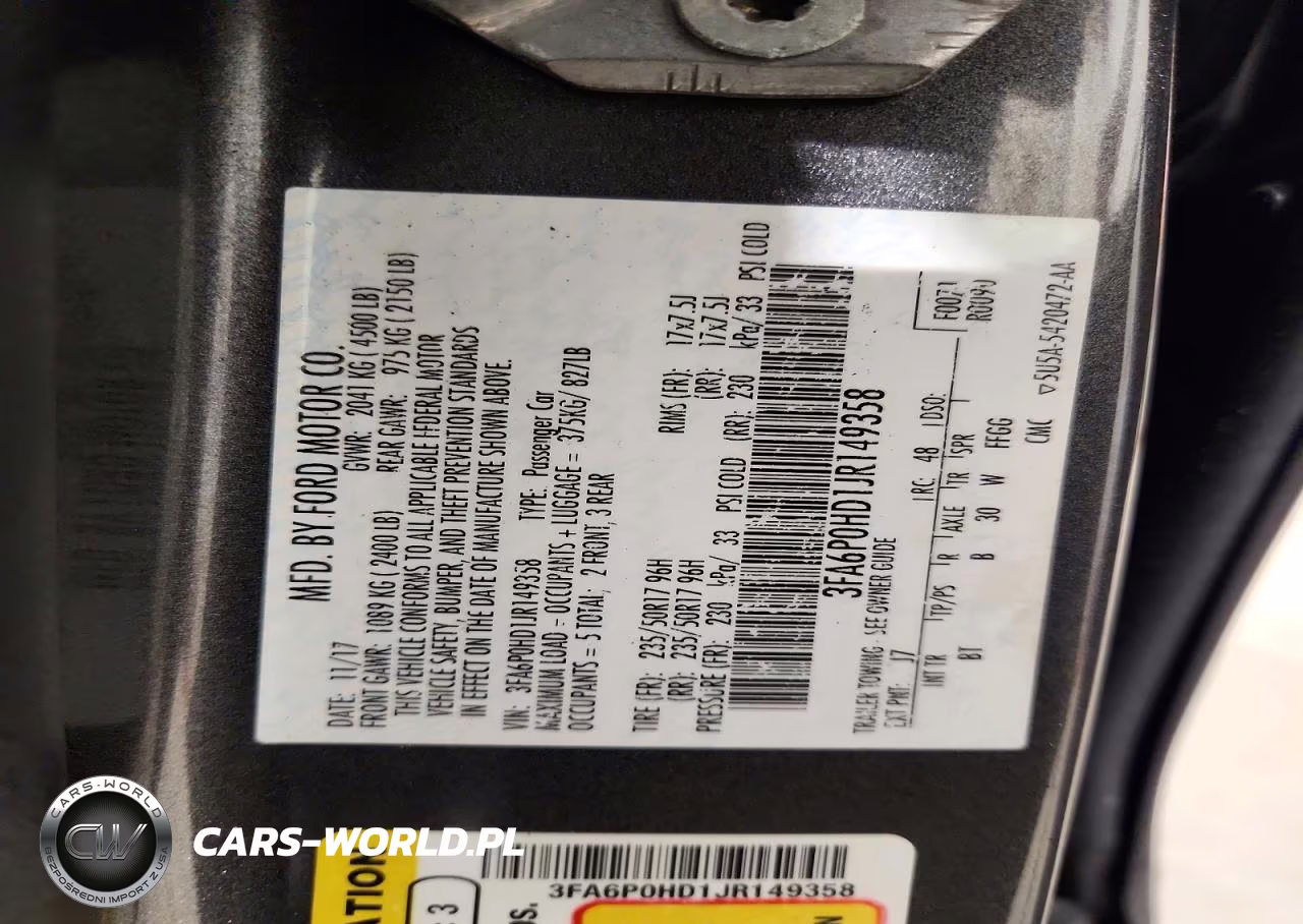 2018 Ford Fusion Se VIN:3FA6P0HD1JR149358 - 12