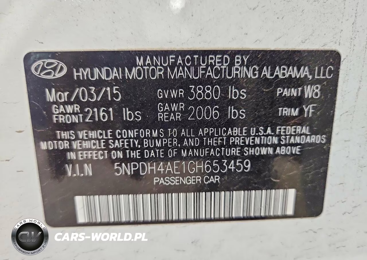 2016 Hyundai Elantra Se VIN:5NPDH4AE1GH653459 - 13