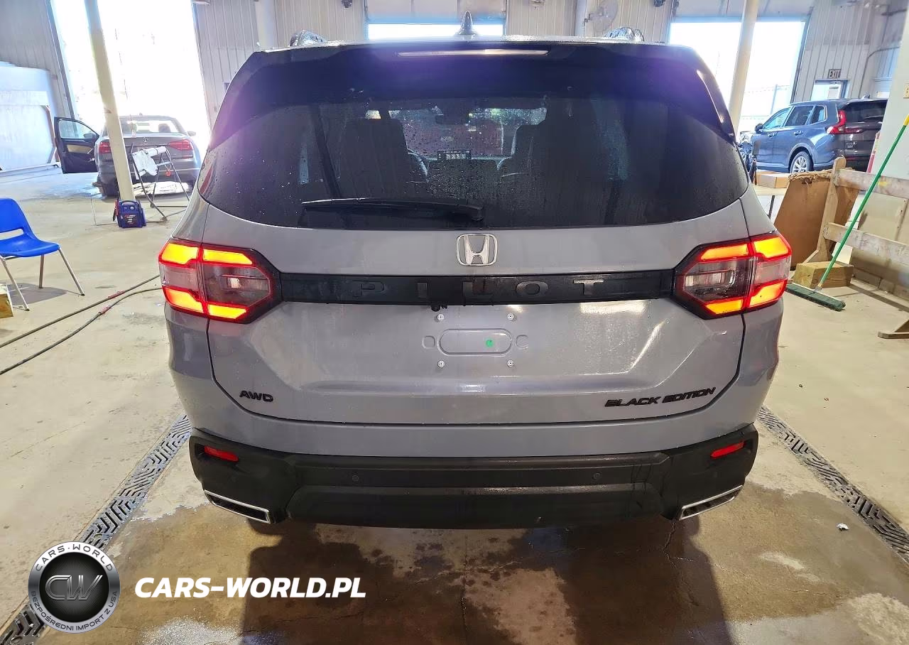 2025 Honda Pilot Black VIN:5FNYG1H90SB132882 - 6